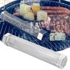12in Stainless Steel BBQ Smoked Pipe Hexagonal BBQ Smoked Tube with Brush Hook