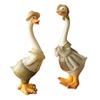 2pcs Statues Lawn Duck Ornament Animal Sculpture Gifts Artificial Cute Ducks Family Children Toys