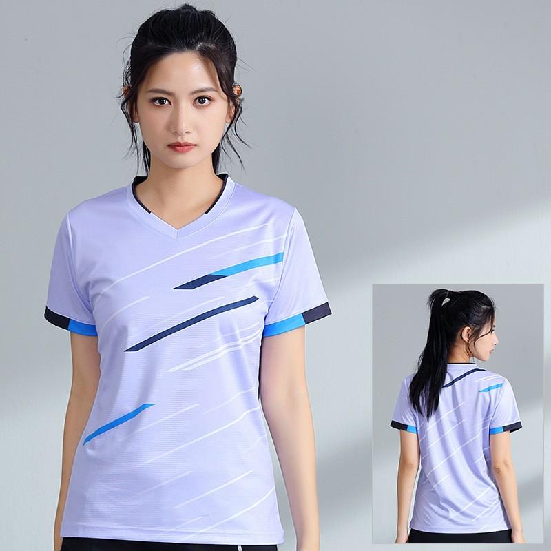 Quick Dry Badminton Set Men Women Breathable Sportswear Tennis Pickleball Volleyball Training Competition Team Uniform