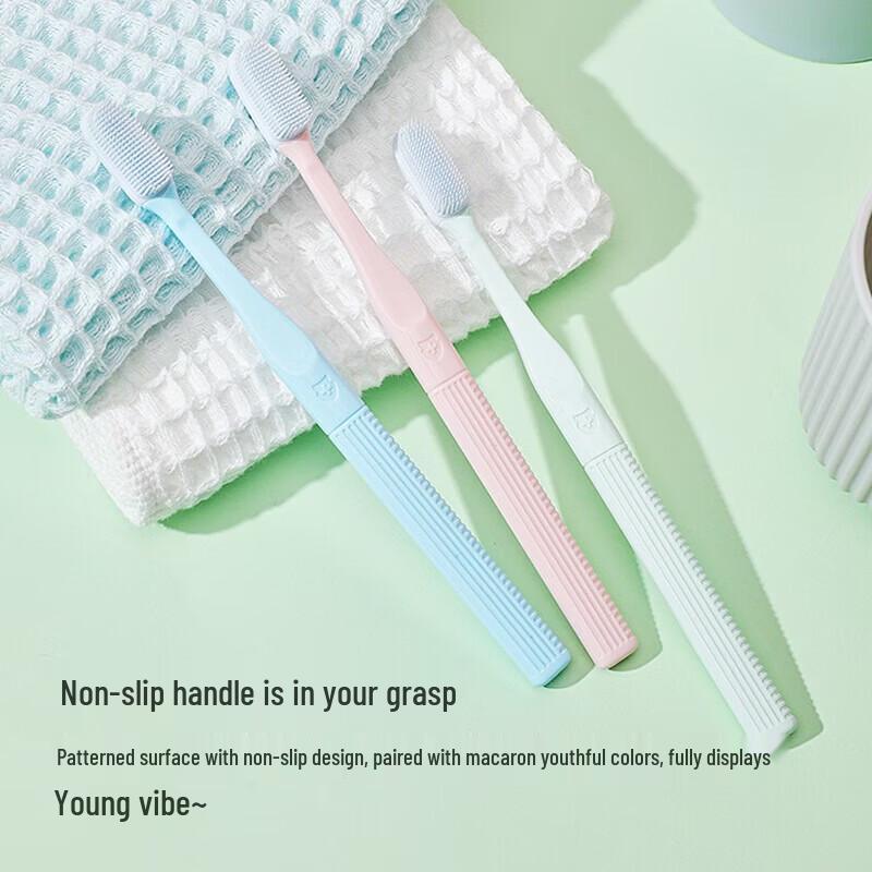 Namei Nano Antibacterial Soft Rubber Toothbrush 6-Pack