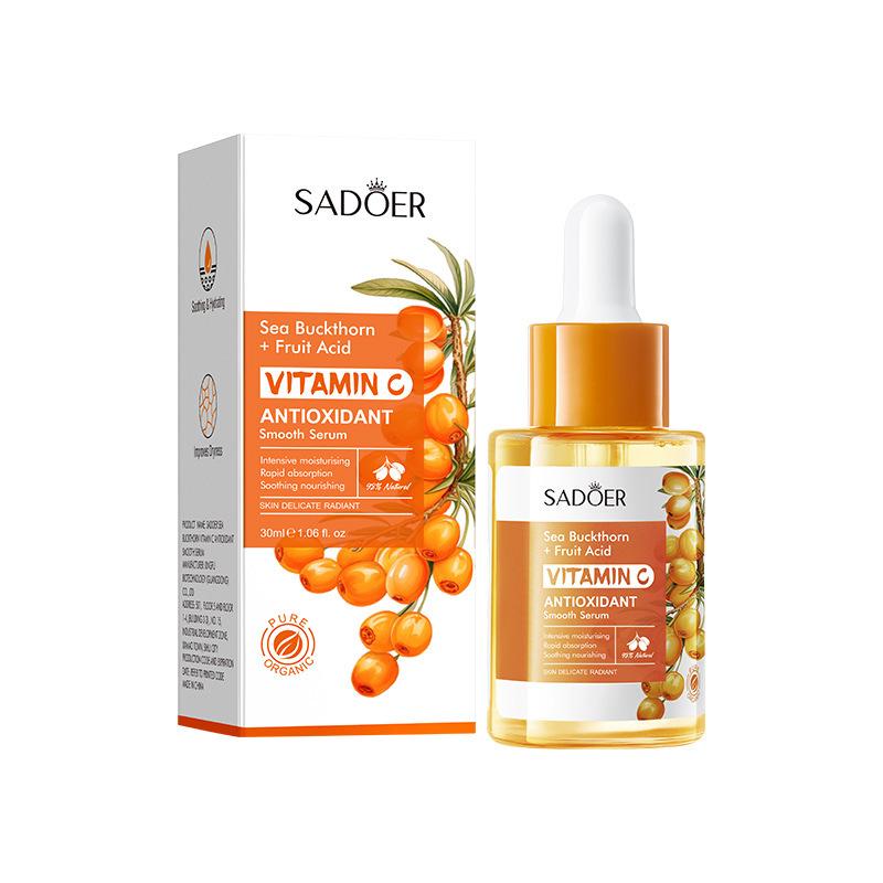 

Seabuckthorn Vitamin C Skin Care Series, Antioxidant, Hydrating, Moisturizing, Moisturizing and Rejuvenating Kit Batch essence 30ml