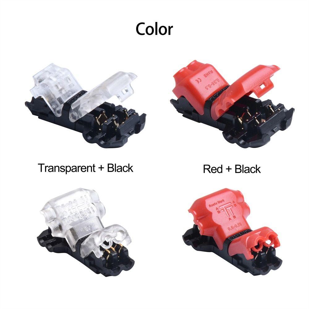 2 Pin 1 Pin 22-18AWG Quick Wire Connectors Car Electrical Cable Electric Wire Connector For Led