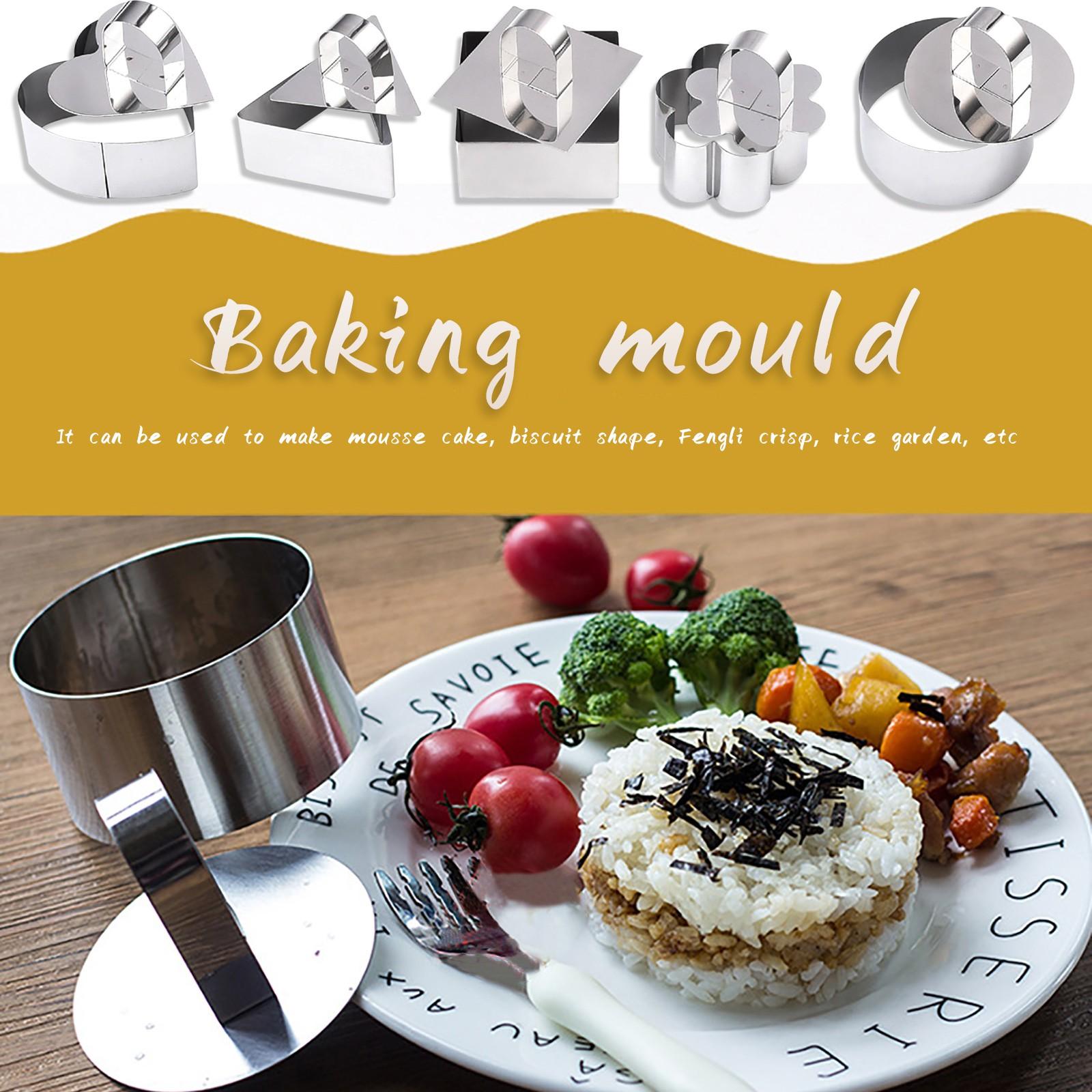 

Торт-кольцо из нержавеющей стали с нажимными рисовыми шариками, инструменты для суши