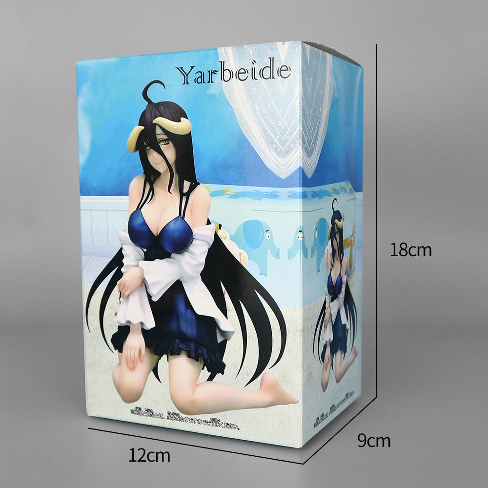 Albedo Kneeling Figure: Beautiful Two-Dimensional Girl Ornament from Overlord of the Undead Anime