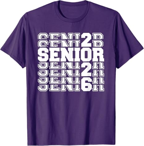 Grad Done Class of 2026 Senior 26 Congrats Graduation Gift TShirt Letters Printed Saying Tee Short Sleeve Blouses Round Neck