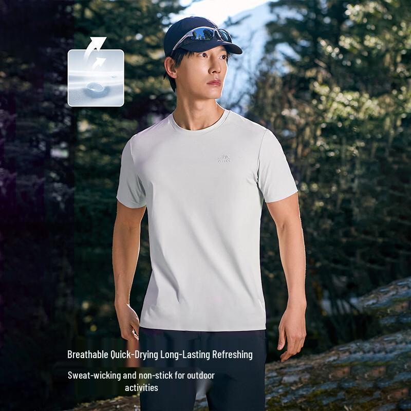 Pelliot Men's Outdoor Cooling Quick-Dry Short Sleeve T-Shirt