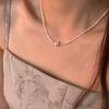 Women Natural Freshwater Pearl White Shell Strand Choker Necklace Elegant Wedding Party Gift Jewelry