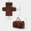 Travel Convenient Portable Garment Bag Large PU Leather Luggage Bag