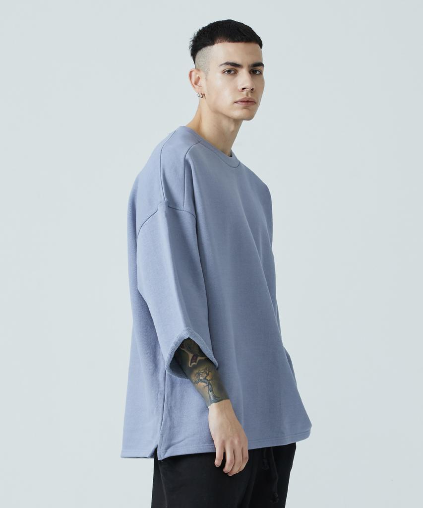 Jacopane Untouched Drop Shoulder Sweat Blue