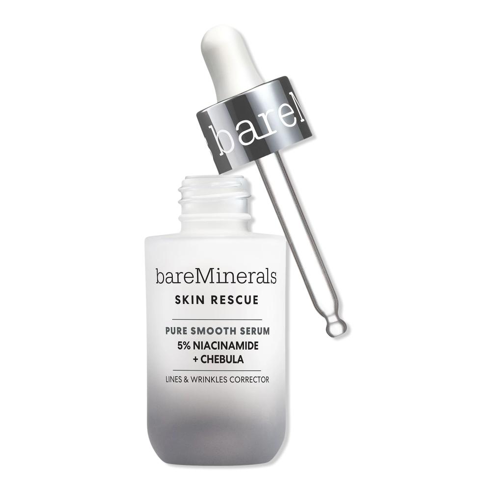 

BareMinerals SKIN RESCUE Pure Smooth Serum з 5 ніацинамідами та чебулою 1,0 унції
