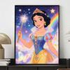 Disney Diamond Painting Kit Full Diamond Round Snow White Decor Home Decor Craft Gift