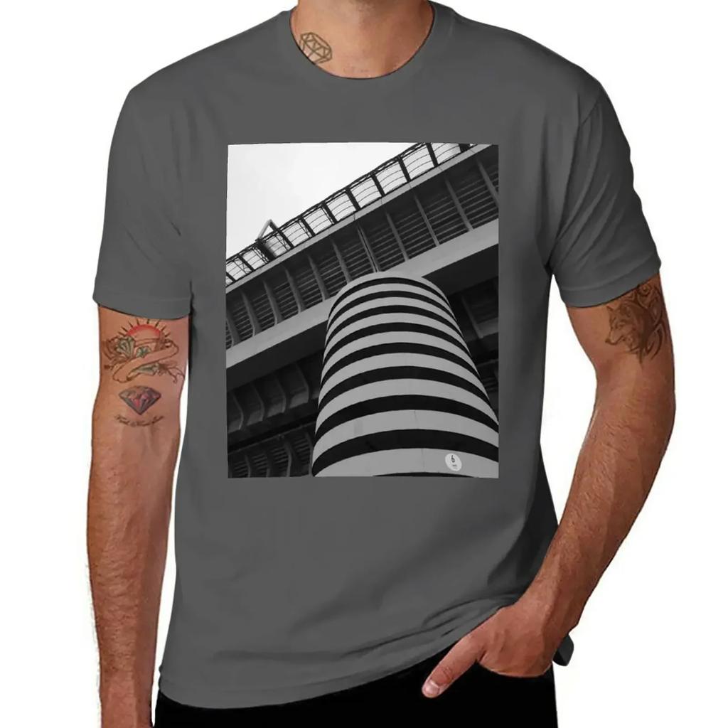 Colonna dello stadio di San Siro - Giuseppe Meazza T-Shirt asciugatura rapida vestiti carini vestiti estetici t-shirt grafiche uomo anime