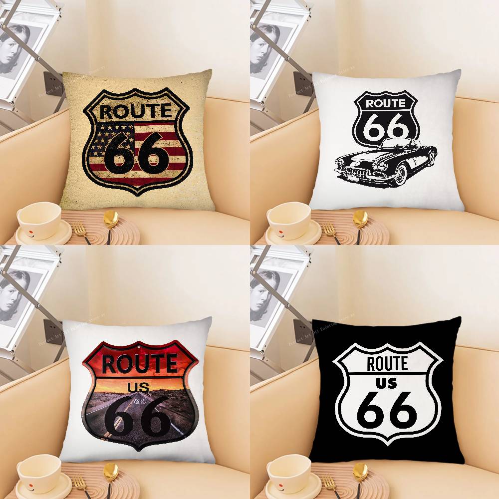 pc Fashion US Route Cool Anime Pillow Case Fashion Square Pillowcase Bedroom Sofa Room Ins Decoration Leisure