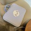 Housse d'ordinateur portable à carreaux dessin animé pour 14-16 pouces - Sac de rangement portable mignon et protecteur