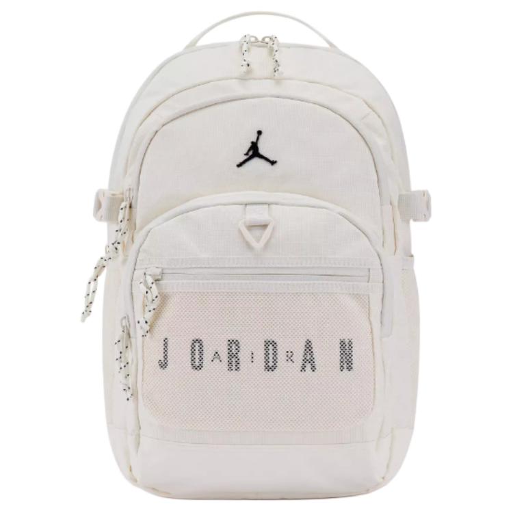 New Jordan Polyester Backpack Unisex Light Ivory White II6547-110