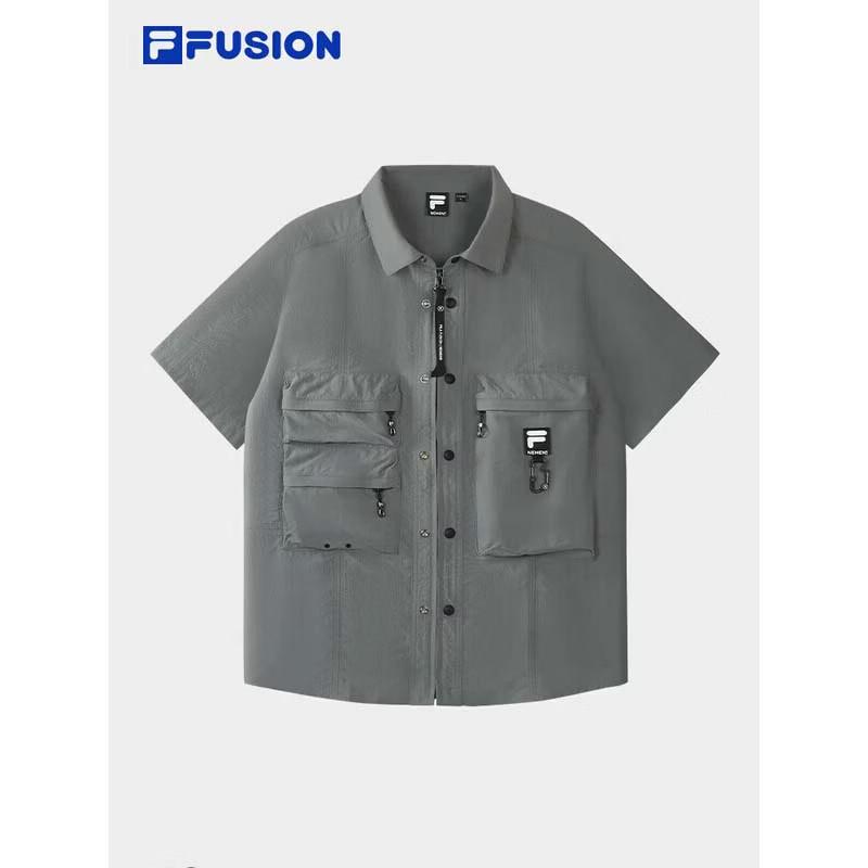 FILA FUSION NEMEN Men s Woven Short Sleeve Shirt M