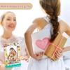 DIY Wooden Picture Frames 6inch Standing Photo Frames with Display Stand Photo Postcard Home Table Decoration