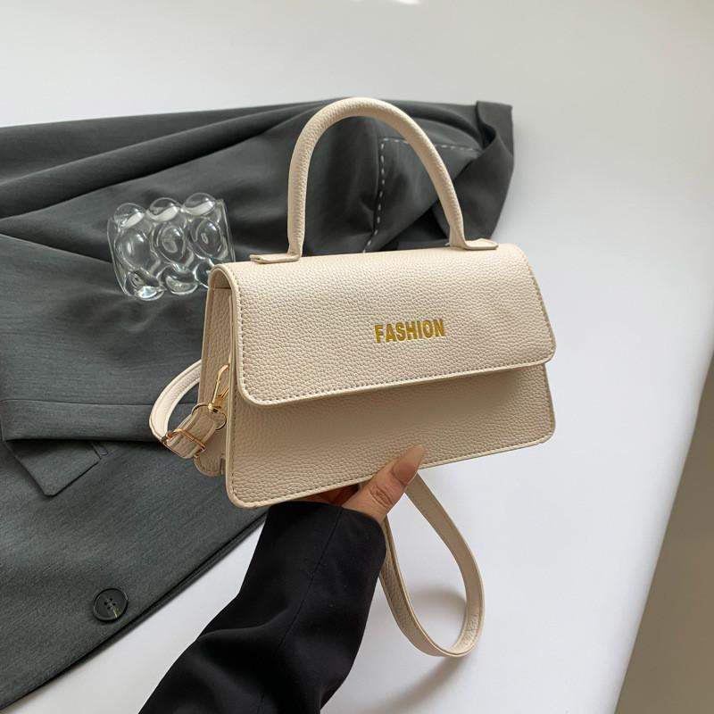 

Stylish Vintage Minimalist Small Square Handbag For Work Casual Daily Use In Black Brown Khaki And White