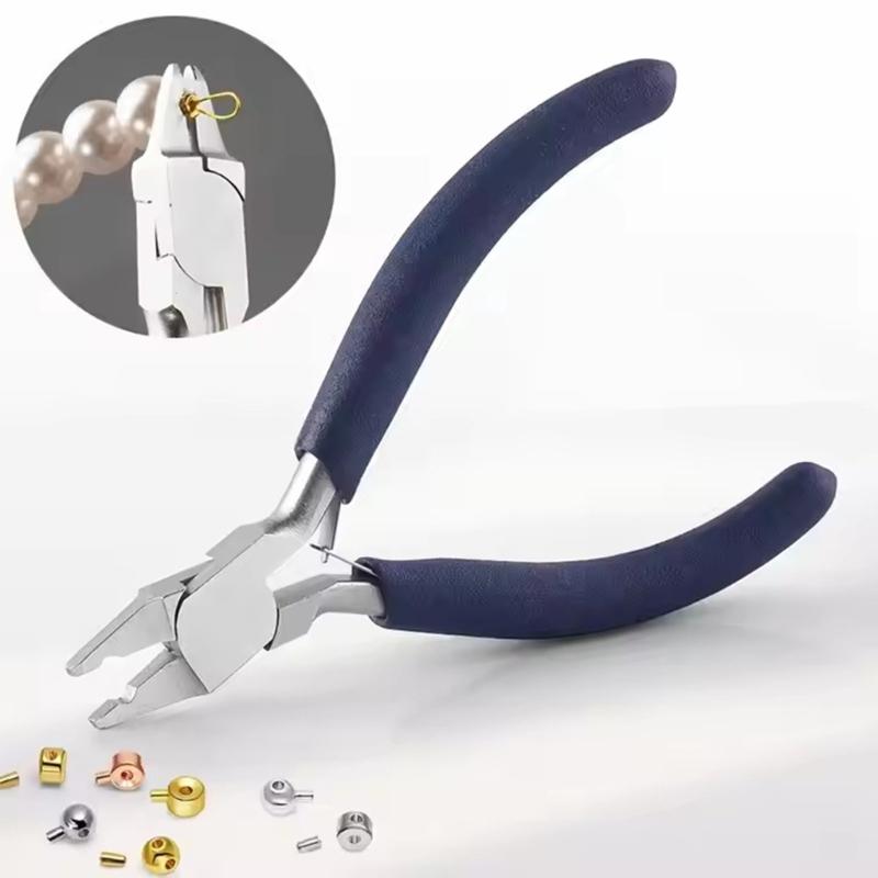 Jewelry Making Tool Flexes Wire Pliers Beading Tool Small Crimping Pliers Suitable for Home Workshops and Craft Classes
