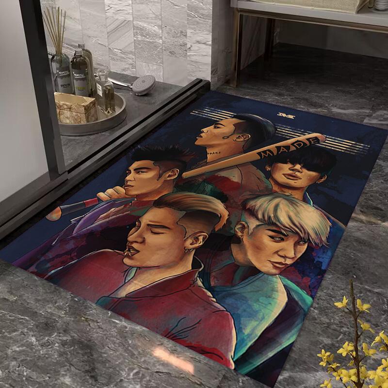 Big Bang: Explosive Energy Harmony Carpet Doormat Home Decor Doormat Art Bathroom Mat