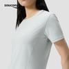 Saucony Women's Quick-Dry Slim Fit Short Sleeve Knit Top