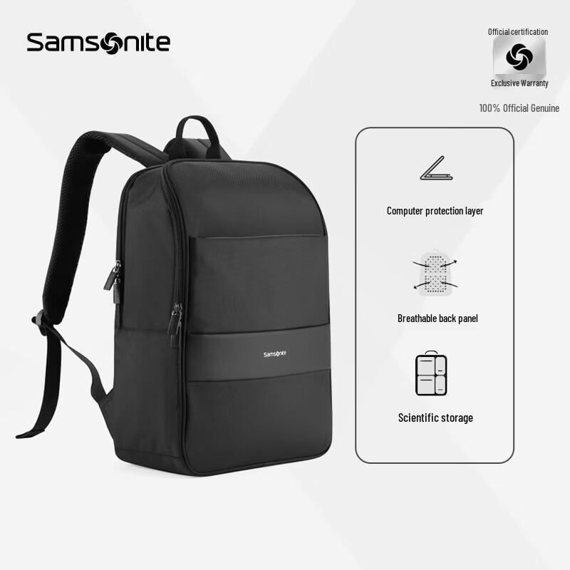 Легкий деловой рюкзак для ноутбука Samsonite