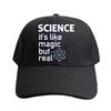 SCIENCE Its Like Magic But Real Cap Summer Women Unisex Adult Peaked Hat Casual Adjustable Printed Baseball Caps Trucker Cap