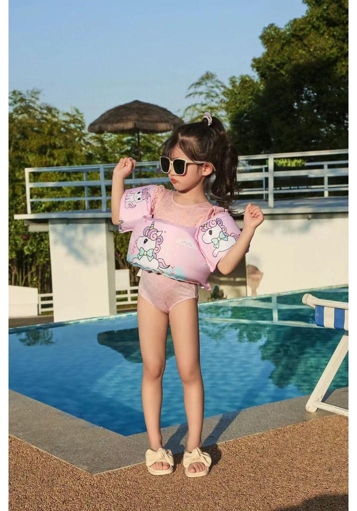 Toddler Swim Floats: Cartoon Armbands & Life Jackets