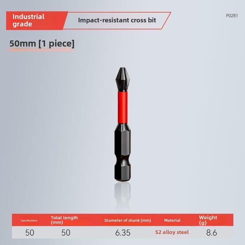 Durable Magnetic Non-Slip Screwdriver Bits Set - Impact Resistant & High Hardness
