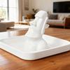 Eyeglass Holder Stand Easter Island Statue Storage Box Decorative Eyeglass Stand for Home Office Bedroom Living Room Study