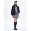 Teen Washed Denim Mini Skirt Light Gray