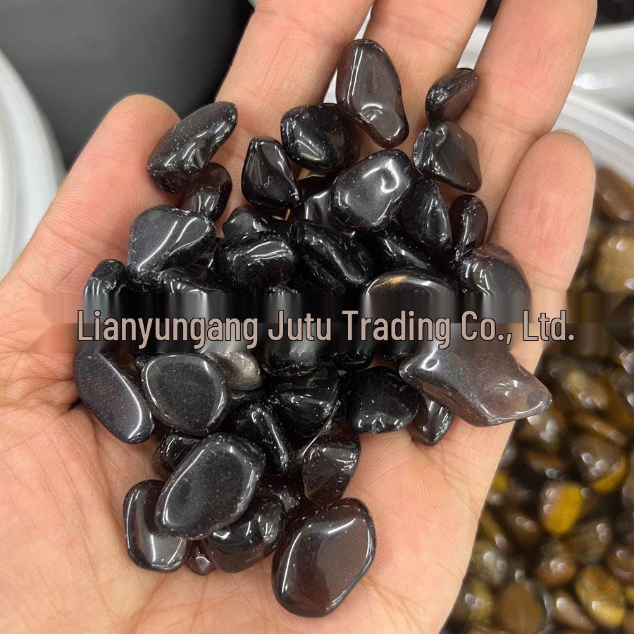 Natural Crystal Agate Jade Gemstone Ornaments for Bonsai or Fish Tanks (12-15mm)