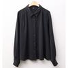 Shop   WomeN Collar Neck FroNt Tuck Formal Blouse N Rei Wbl 3996 Black