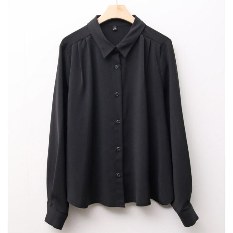 Shop WomeN Collar Neck FroNt Tuck Formal Blouse N Rei Wbl 3996 Black