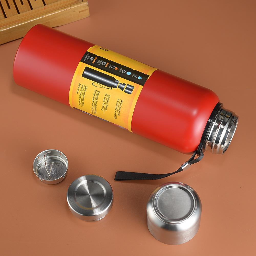 304 Stainless Steel Vacuum Insulated Bottle Large Capacity Leakproof Thermos