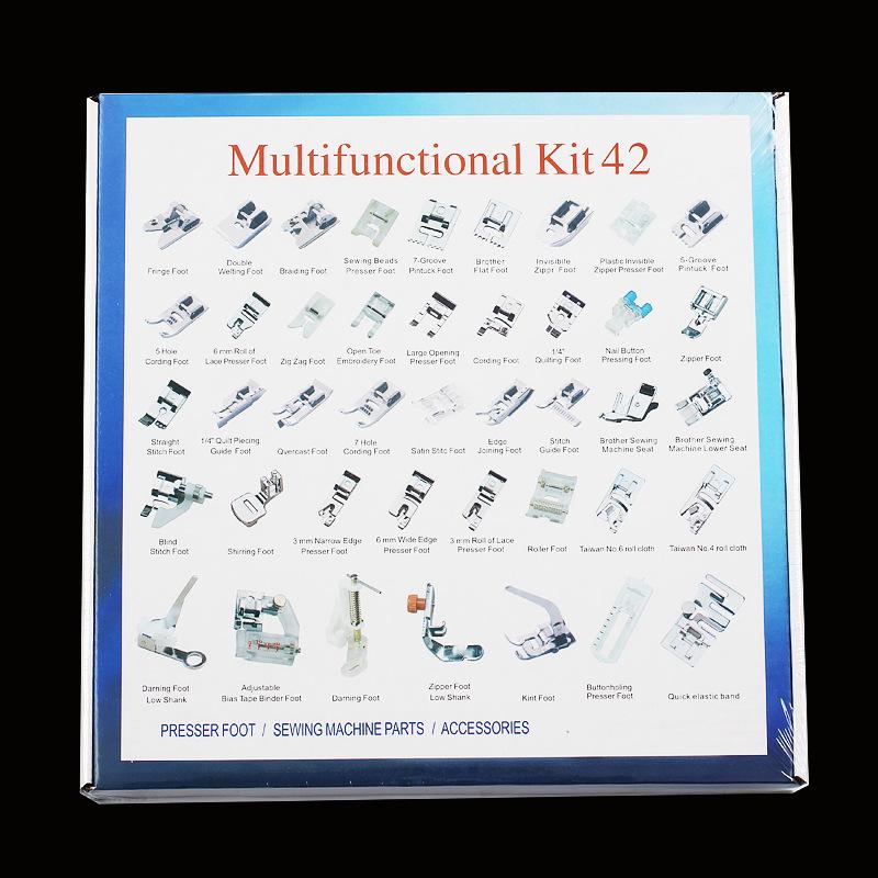 Multifunctional Sewing Machine Presser Foot Set: 32, 42, 48, 52, 62, 72 Pcs