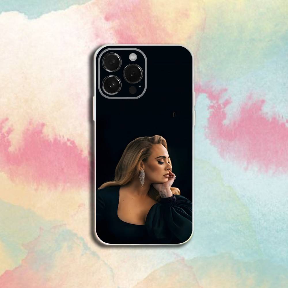 Singer A-Adele Phone Case For iPhone 16,15,14,13,12,11 Plus,Pro,Max,XR,XS,Plus,E,SE4,Mini Transparent Cover