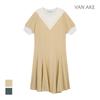 VANAKE Color-Block Knit Dress_Vb38Opmd08A