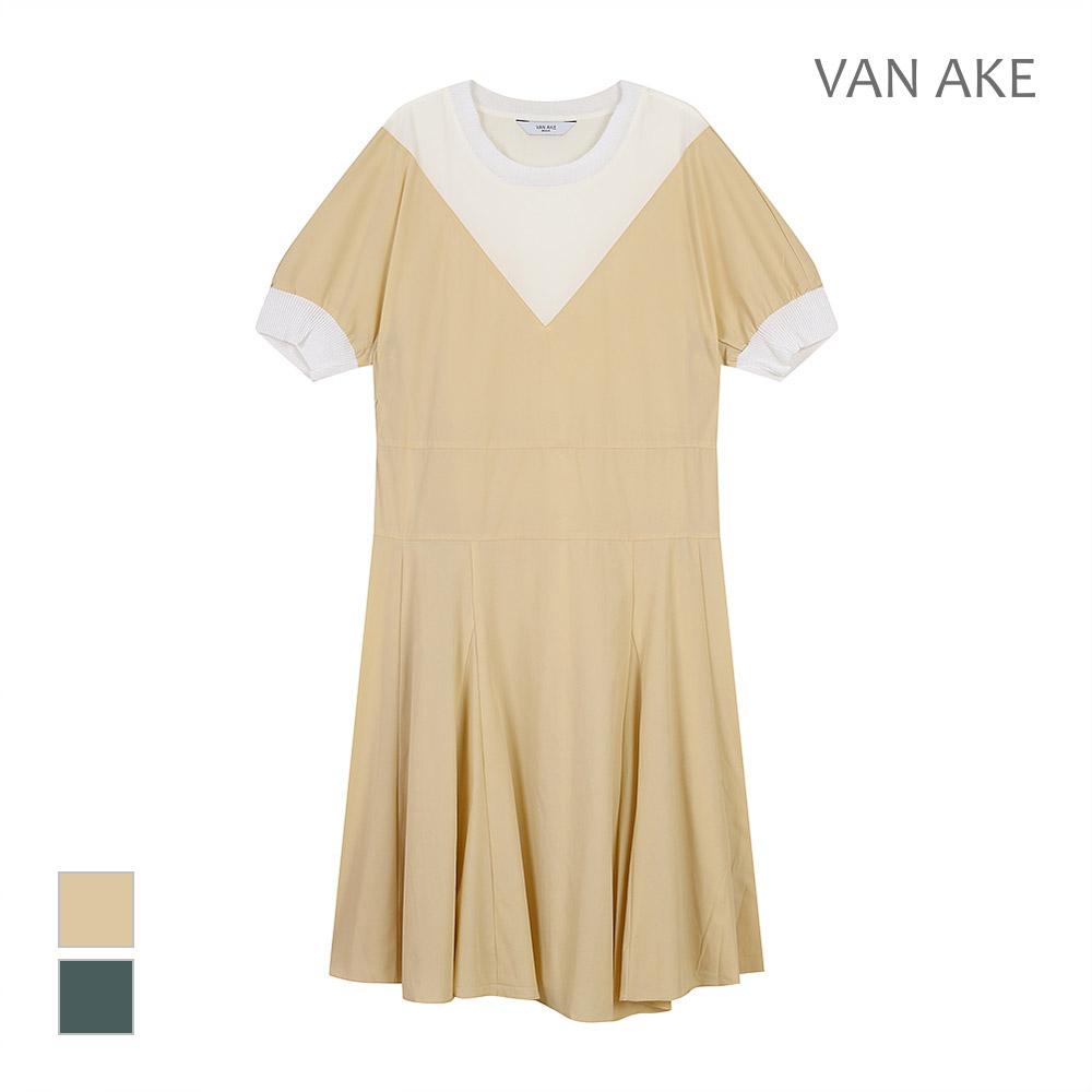 VANAKE Color-Block Knit Dress_Vb38Opmd08A