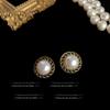 Mid-Century Vintage Stud Earrings: Trendy Literary Style in Light Luxury Fashion