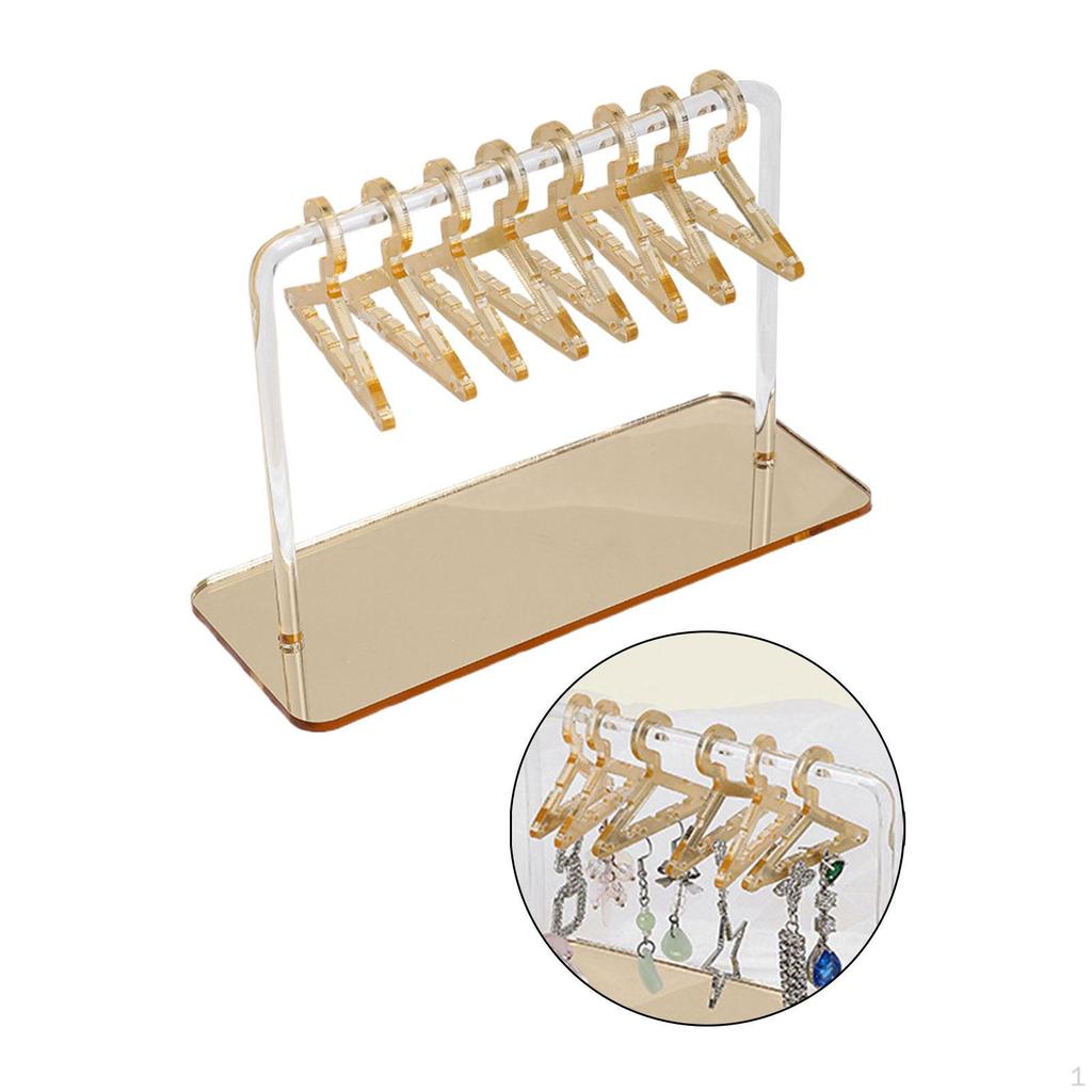 Acryl Ohrringständer Desktop Deko Accessoires Hänger Regal Stil Organizer