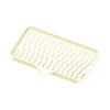 Large Silicone Soap Dish for Bathroom, Non- Draining Soap Holder with -Guided Design