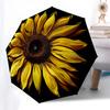 1pc Sunflower Petals Automatic Folding Umbrella, Heavy Duty 8 Rib Iron Frame,  Suitable for Travel, Daily Use, Birthday, Decor Gift  64