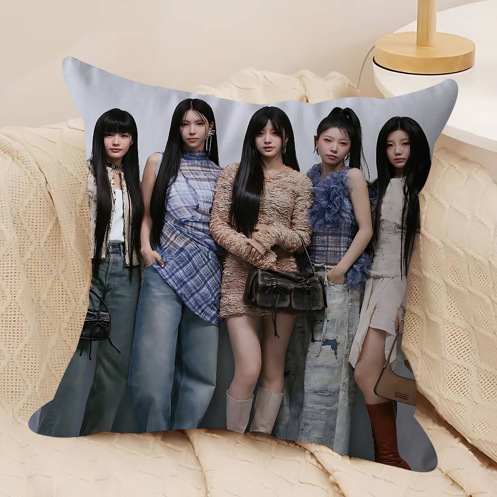Kpop I-ILLIT Kuddfodral Dekorativ Kudde Soffa Heminredning Fodral Kuddfodral