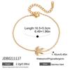 Quiet Chic Animal Resort Style 18K Gold Stainless Steel Zircon Ocean-Style Women's Bracelet Light Luxury High-End Cross-Border