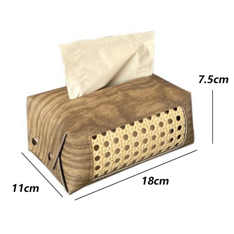Leather Tissue Box Vintage Living Room Storage Boxes Creative House Accessories Interior Home Tissue Boxe Luxury Design Boxes