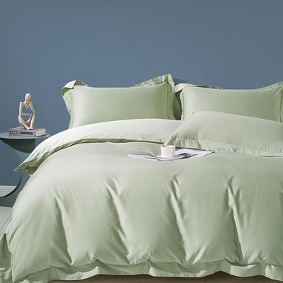 Duo Xi Ai Nordic Light Luxury Cotton Quilt Set - 60-Count Long-Staple Pure Cotton Bedding (4 Pieces)