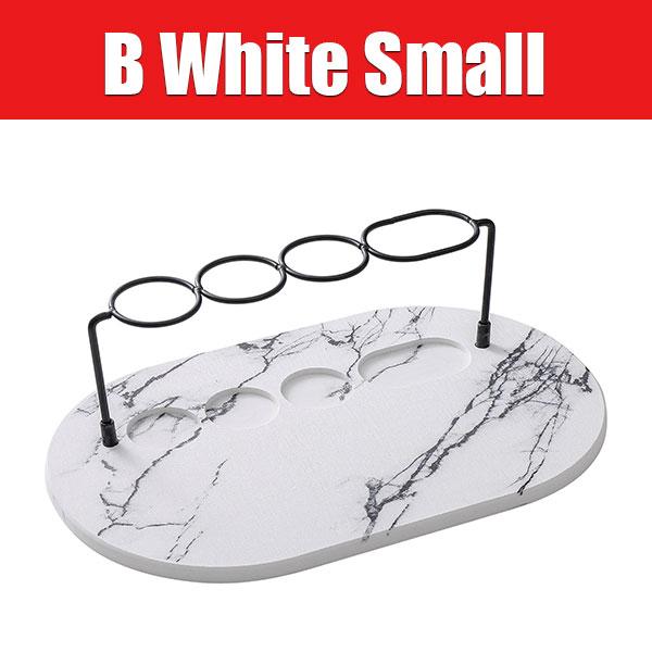 Electric Toothbrush Holder with Diatomite Base Non-slip Absorbent Quick Drying Toothbrush Toothpaste Stand Bathroom Organizer