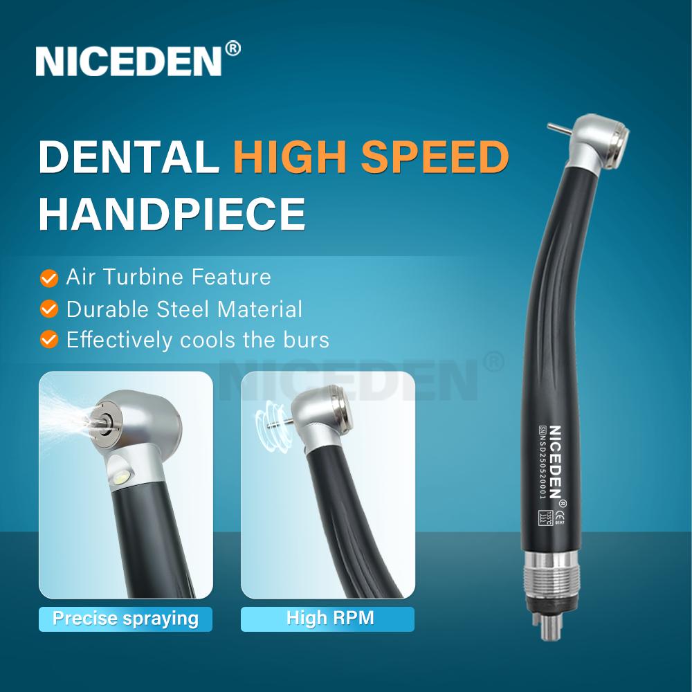 Colorful Dental High Speed Handpiece Dental Equipment Air Tubine Max Style Push Button Type or Key Type Contra Angle