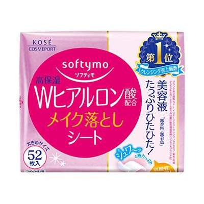 Softymo W Hyaluronic Acid Cleansing Sheet Refill (52 Sheets)